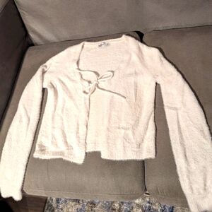 Tie Cardigan Sweater